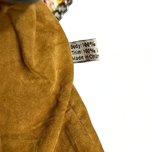 Patricia Nash satchel,purse,Laureana.Coral  multi Spanish ,woven,zig zag,boho - Picture 11 of 15